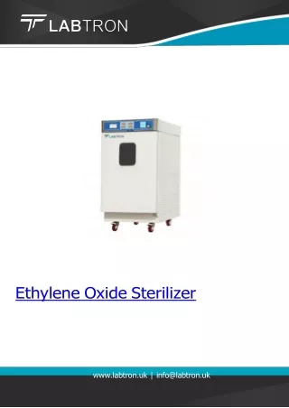 Ethylene Oxide Sterilizer/Weight 340 kg