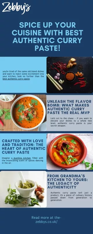 Spice Up Your Cuisine With Best Authentic Curry Paste!