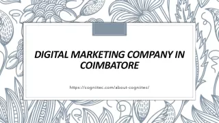 Digital Marketing Company in Coimbatore