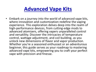 Vape Kits