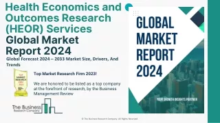 Health Economics and Outcomes Research (HEOR) Services Market Size 2024 To 2033