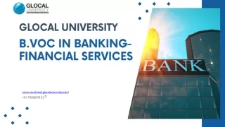 What Opportunities Does B.Voc in Banking-Financial Services Offer?