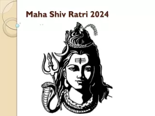 Maha Shiv Ratri 2024