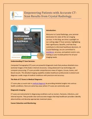 Empowering Patients with Accurate CT-Scan Results from Crystal Radiology.(02) 83