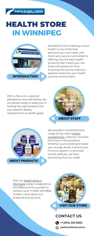 Health store Winnipeg