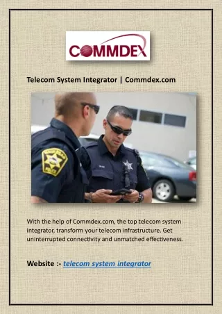 Telecom System Integrator | Commdex.com