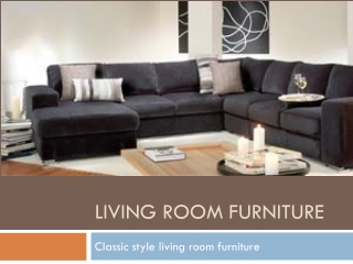 Contemporary living room furniture