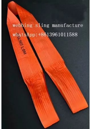 Webbing Sling  China Lift Sling Net Belt Factory manufacturer