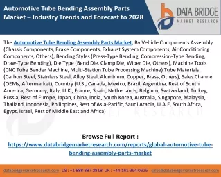 Automotive Tube Bending Assembly Parts Market