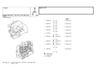 McCormick CX Series (2001-2007) - CX01-CX02 - CX70, CX80, CX90, CX100 Tractor Parts Catalogue Manual Instant Download