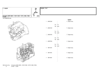 McCormick CX Series (2001-2007) - CX01-CX02 - CX75, CX85, CX95, CX105 Tractor Parts Catalogue Manual Instant Download