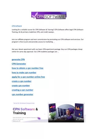 CPN software