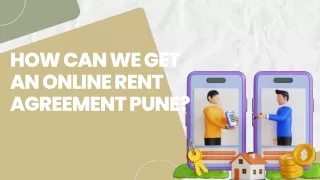 How Can We Get a Online Rent Agreement Pune