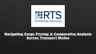 A Comparative Analysis Across Transport Modes