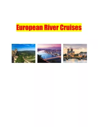 European River Cruises