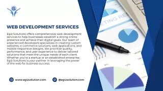 Unleashing Excellence with Egiz Solution Web Development Services