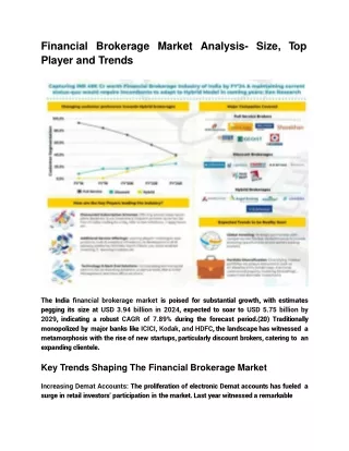 Financial Brokerage Industry_ Navigating India's Dynamic Outlook to FY’2024