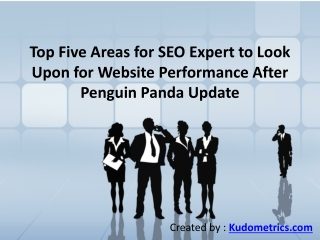 Top Five Areas for SEO Expert to Look Upon for Website