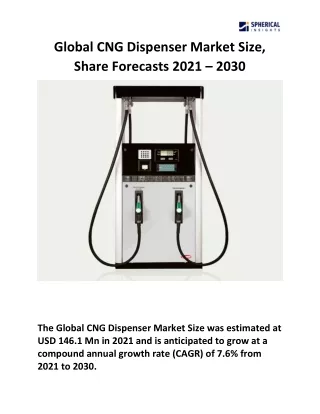 Global CNG Dispenser Market Size