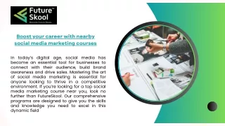 Elevate Your Career with Social Media Marketing Courses Near You