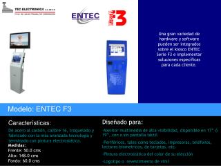 Modelo: ENTEC F3