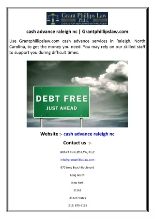 cash advance raleigh nc   Grantphillipslaw.com