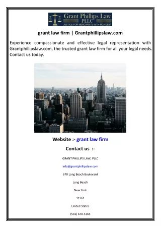 grant law firm    Grantphillipslaw.com