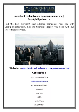 merchant cash advance companies near me   Grantphillipslaw.com