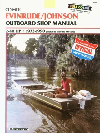 1973 Johnson Evinrude Outboard 2Hp-40Hp Service Repair Manual