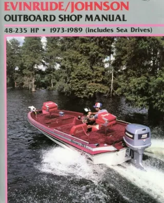 1973 Johnson Evinrude Outboard 48hp-235hp Engine Service Repair Manual