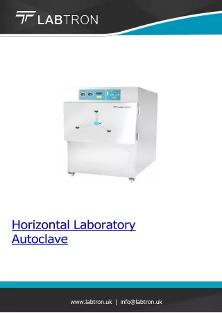 Horizontal Laboratory Autoclave/Gross Weight 365 kg