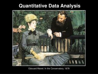 Quantitative Data Analysis