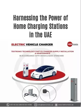 Exploring Home Charging Stations in UAE