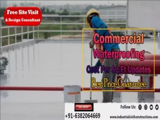 Commercial WatreProofing Chennai , Coimbatore , Tiruppur , Kanchipuram , Pondi , Vellore