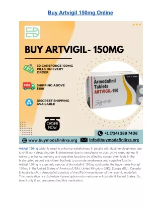 Buy Artvigil 150mg Online