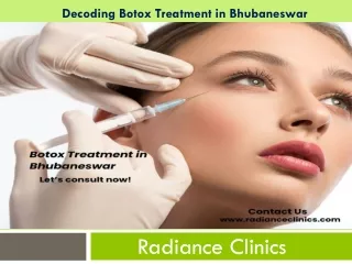 Decoding Botox Treatment in Bhubaneswar