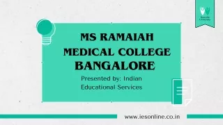 MS Ramaiah Medical College