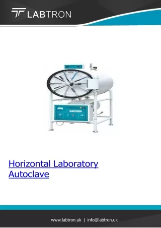 Horizontal Laboratory Autoclave/Net Weight  240 kg
