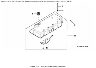 John Deere 5325N Tractor Parts Catalogue Manual (PC10844)