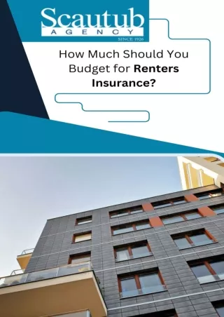 How Much Should You Budget for Renters Insurance - Scautub Agency