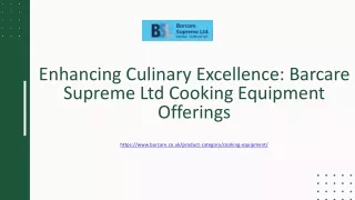 Cooking Equipment