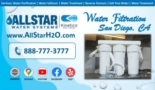 Water Filtration San Diego, CA