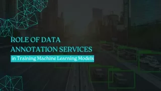 Role of Data Annotation Services in Training Machine Learning Models