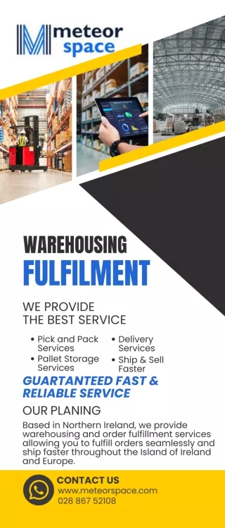 Warehouse Storage Solutions - Fulfillment Service Company