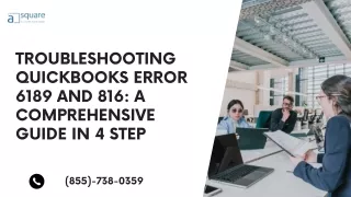 Troubleshooting QuickBooks Error 6189 and 816 A Comprehensive Guide in 4 step