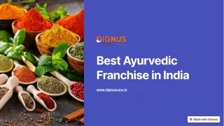 Best Ayurvedic Franchise in India