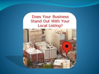 Local Marketing and 4 Reasons for Local Business Listings