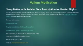 Sleep Better with Ambien Your Prescription for Restful Nights