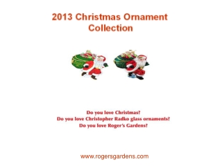 2013 Christmas Ornament Collection
