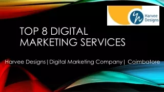 Best Digital Marketing Company in Coimbatore - Harvee designs